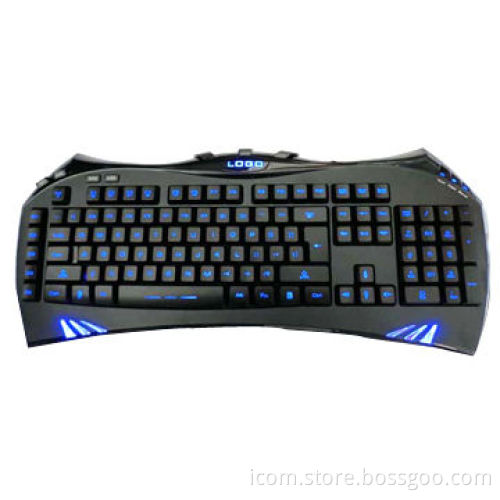 Illuminated Multimedia Keyboard with 104 Standard Keys, 9 Game Keys/Novelty Burly/Multiple Languages